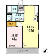 メゾン岡村の間取り画像