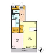 エスポワール神明の間取り画像