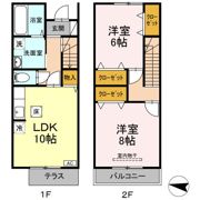 フォンドール Ⅰの間取り画像