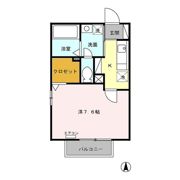 フルール A,B,Cの間取り画像
