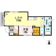 リヴェール玉川上水の間取り画像