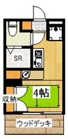 めぞんどかしぇっと弐の間取り画像