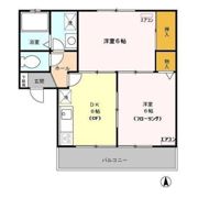 ユーハイツの間取り画像