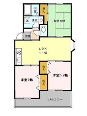 サンヴァリー Ⅰの間取り画像
