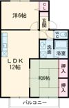 セゾン イチノセの間取り画像