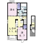 アンジェの間取り画像