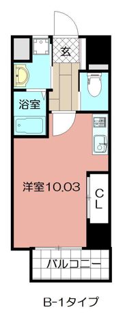 Studie KOKURA NORTH (スタディ小倉ノース)の間取り画像
