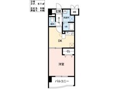 ベイプレイス小倉の間取り画像