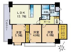 ベルステージ須賀町の間取り画像