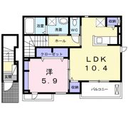 ウィステリア美園 Bの間取り画像
