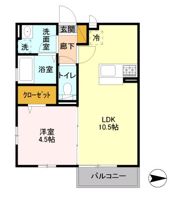 ベア フルーツ南沢の間取り画像
