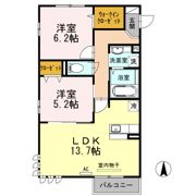 シーク・カシワの間取り画像