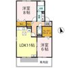 アンシャンテ Bの間取り画像