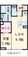 リエート中央町の間取り画像