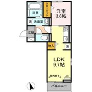 D-room tokiwa Aの間取り画像