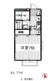 ウエストコート昭島の間取り画像