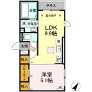 セレーノ堀之内の間取り画像