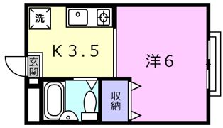 サテンドール草津の間取り画像