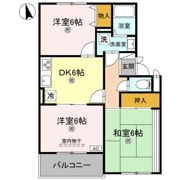日進セントラルハイツ Dの間取り画像