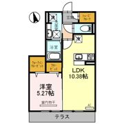ラヴィベル栗東の間取り画像