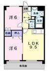 サンローゼ楠橋南の間取り画像