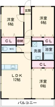 インペリアル上の原の間取り画像