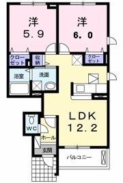 グアレンテ雅の間取り画像