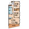 ハイツビオラの間取り画像