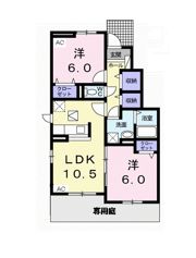 カーザ・プラシードBの間取り画像