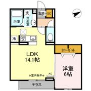 ラ ヴィ クレールカルチェの間取り画像