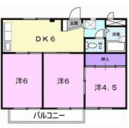 リプルスハイツ B棟の間取り画像
