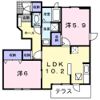 サンライトM・K Ⅰ棟の間取り画像