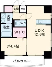 プレジデンス ざ・旦過の間取り画像