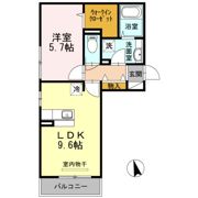 セジュール熊本の間取り画像