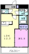 神話の杜Kの間取り画像