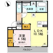 エスポワール祇園Bの間取り画像