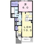 アクアリージョン津 ドゥの間取り画像