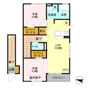 コンフォートヴィラ Ⅱの間取り画像
