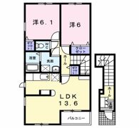 サンレミ葛原Eの間取り画像