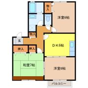 ジュネスかたおかの間取り画像