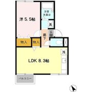 アパンション エクセルの間取り画像