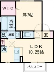 アメージング・フラッツ（D･E） Eの間取り画像