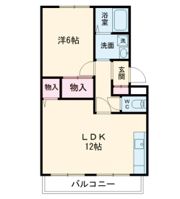 グランドハイツ木屋瀬の間取り画像