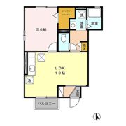 ウィスタリア・ガーデン ABの間取り画像