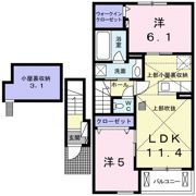 喜修 Ⅲの間取り画像