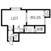 プロスパー菊水Aの間取り画像