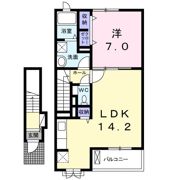 ウエルシーⅡの間取り画像