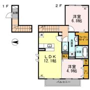 アドバンスミカゲの間取り画像