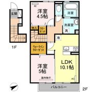 D-room唐原 B棟の間取り画像