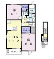ソリジェ Bの間取り画像
